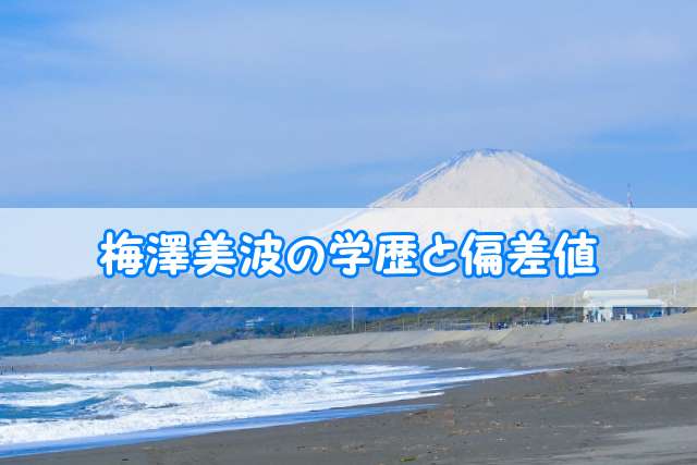 梅澤美波 乃木坂46 の学歴と偏差値 出身校 小学校 中学校 高校 大学 と実家の家族構成 トレンドニュースどっと東京